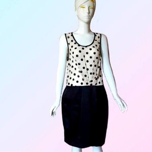 GORMAN 100% Silk Formal Dress. Polka Dot in Bodice. Australia Design. Brand New
